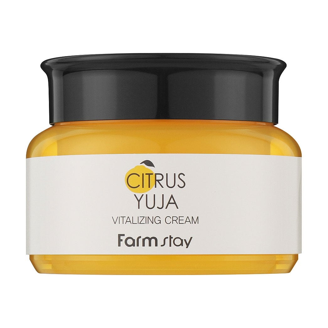 Освіжальний крем для обличчя FarmStay Citrus Yuja Vitalizing Cream з екстрактом юдзу, 100 г