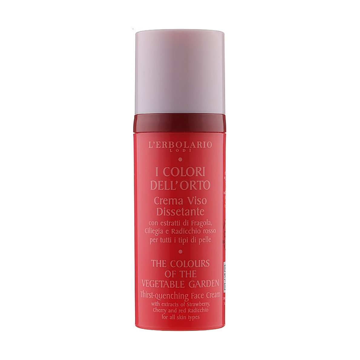 

Заспокійливий крем для обличчя L'Erbolario The Colours Of The Vegetable Garden Thirst-Quenching Face Cream Кольори саду, 50 мл