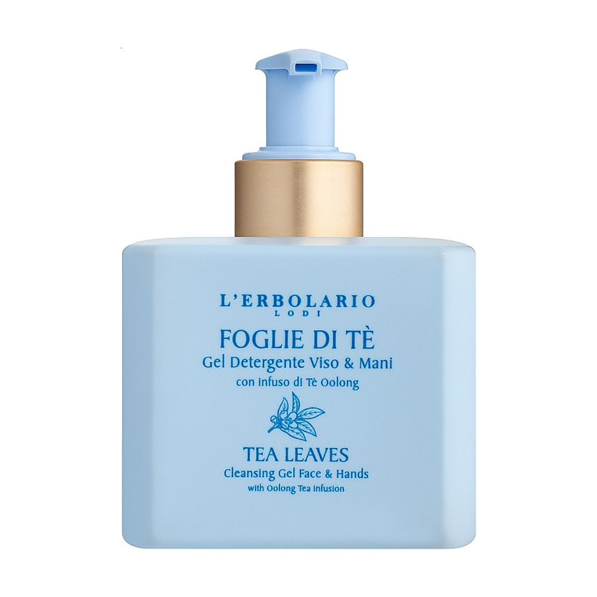 Очищувальний гель для обличчя та рук L'Erbolario Tea Leaves Cleansing Gel Face & Hands Листя Мате, 250 мл