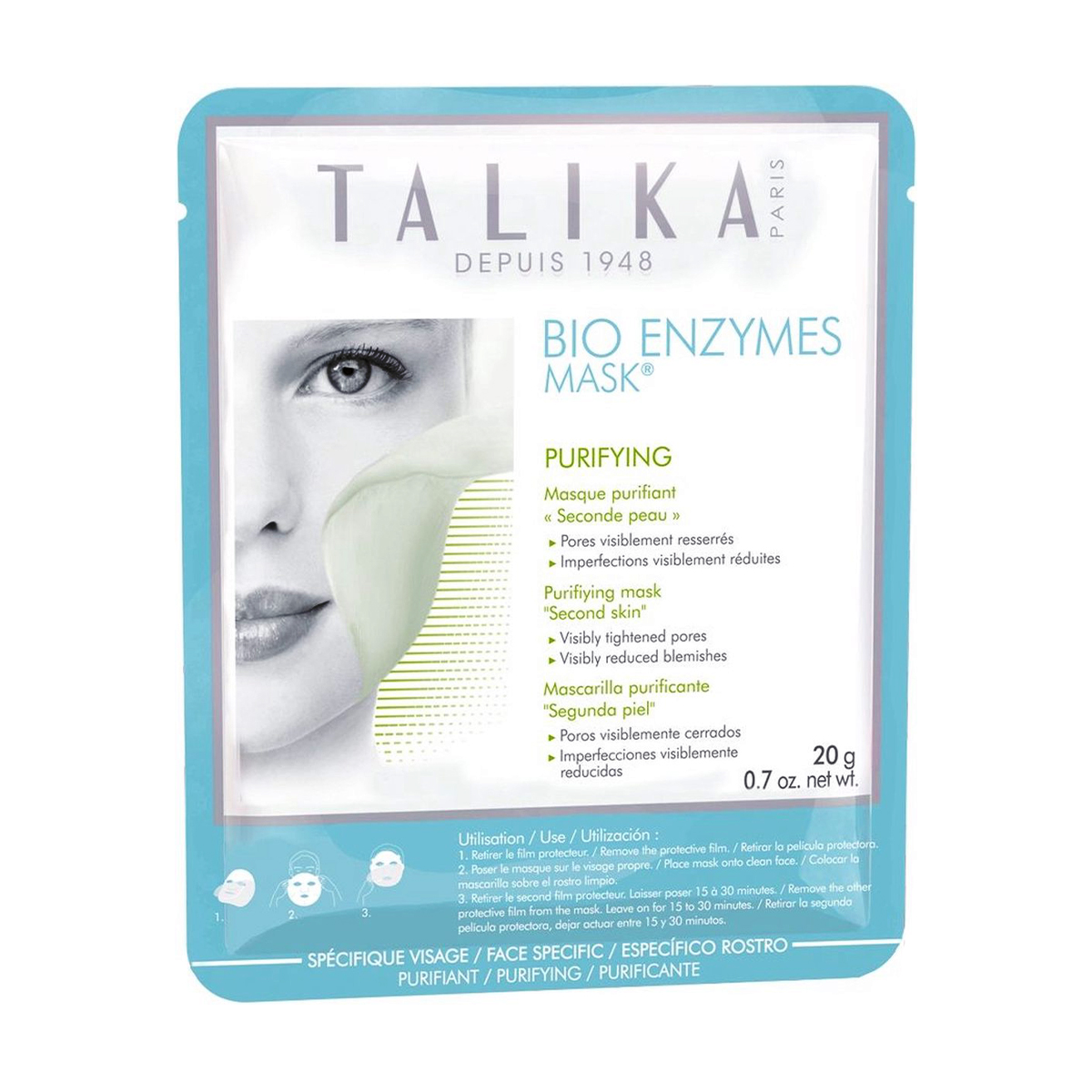 

Уцінка! Очищувальна маска для обличчя Talika Bio Enzymes Purifying Mask, 20 г