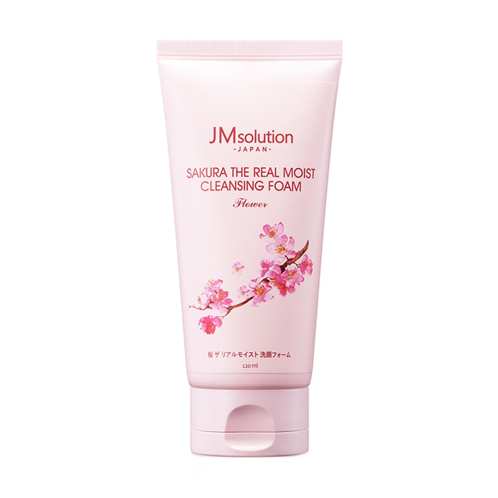 

Очищувальна пінка для обличчя JMsolution Japan Sakura The Real Moist Cleansing Foam, 120 мл