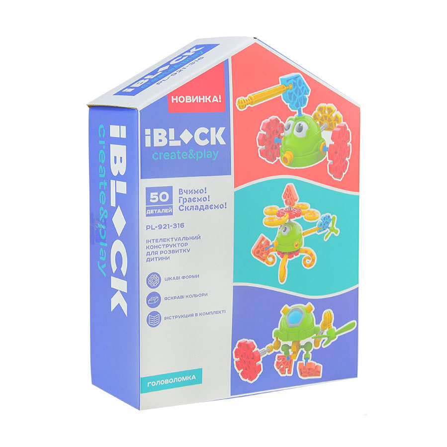

Головоломка iBlock Create & Play від 3 років, 50 деталей (PL-921-316)