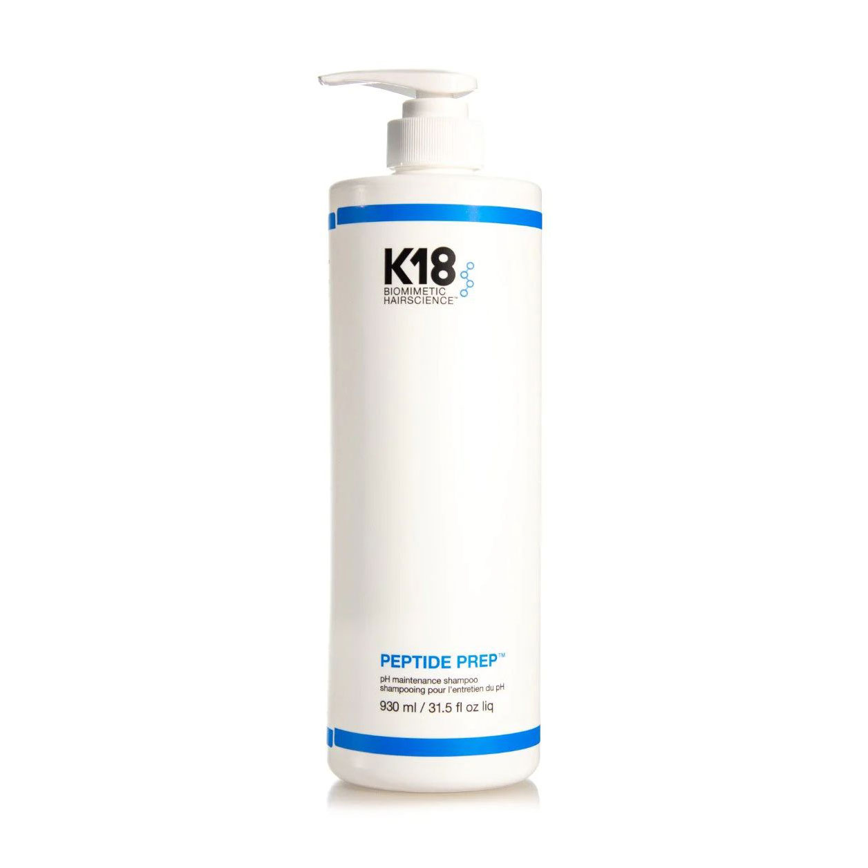 

Уцінка! Шампунь K18 Biomimetic Hairscience Peptide Prep PH Shampoo з оптимізованим рівнем pH, для частого використання, 930 мл