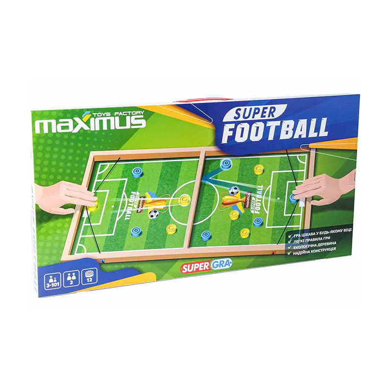 

Настільна гра Maximus Super Football Супер Футбол, від 3 років, 61 см (5479)