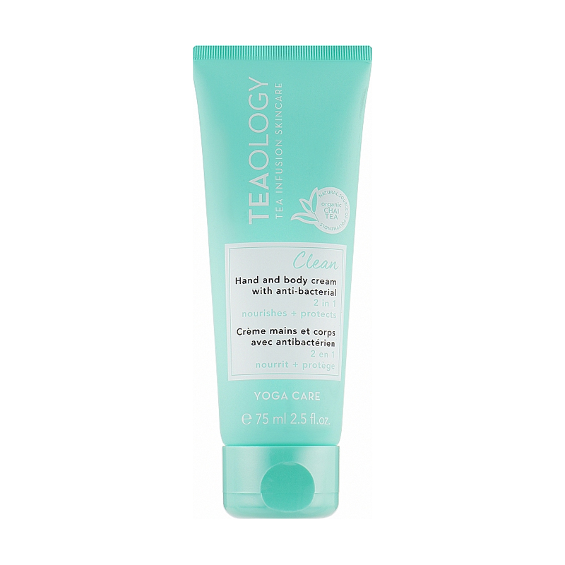 

Крем для рук та тіла Teaology Yoga Care Clean Hand And Body Cream 2in1 Живлення та захист, 75 мл