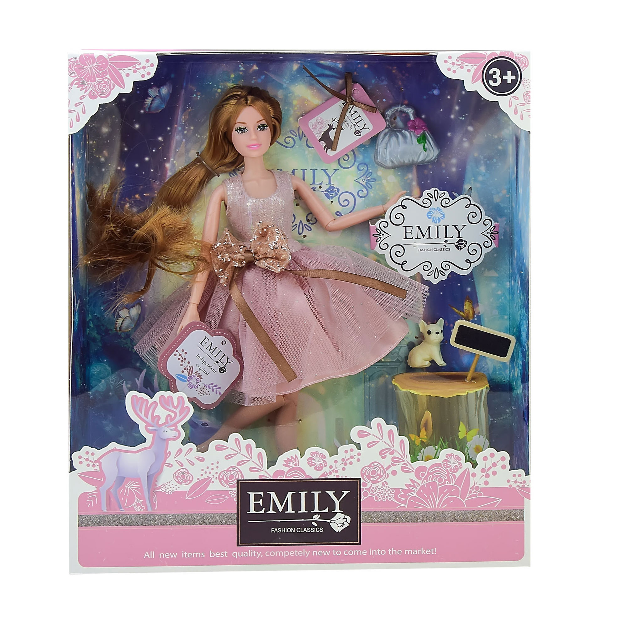 

Лялька Emily з аксесуарами, у коробці, від 3 років (QJ087C)