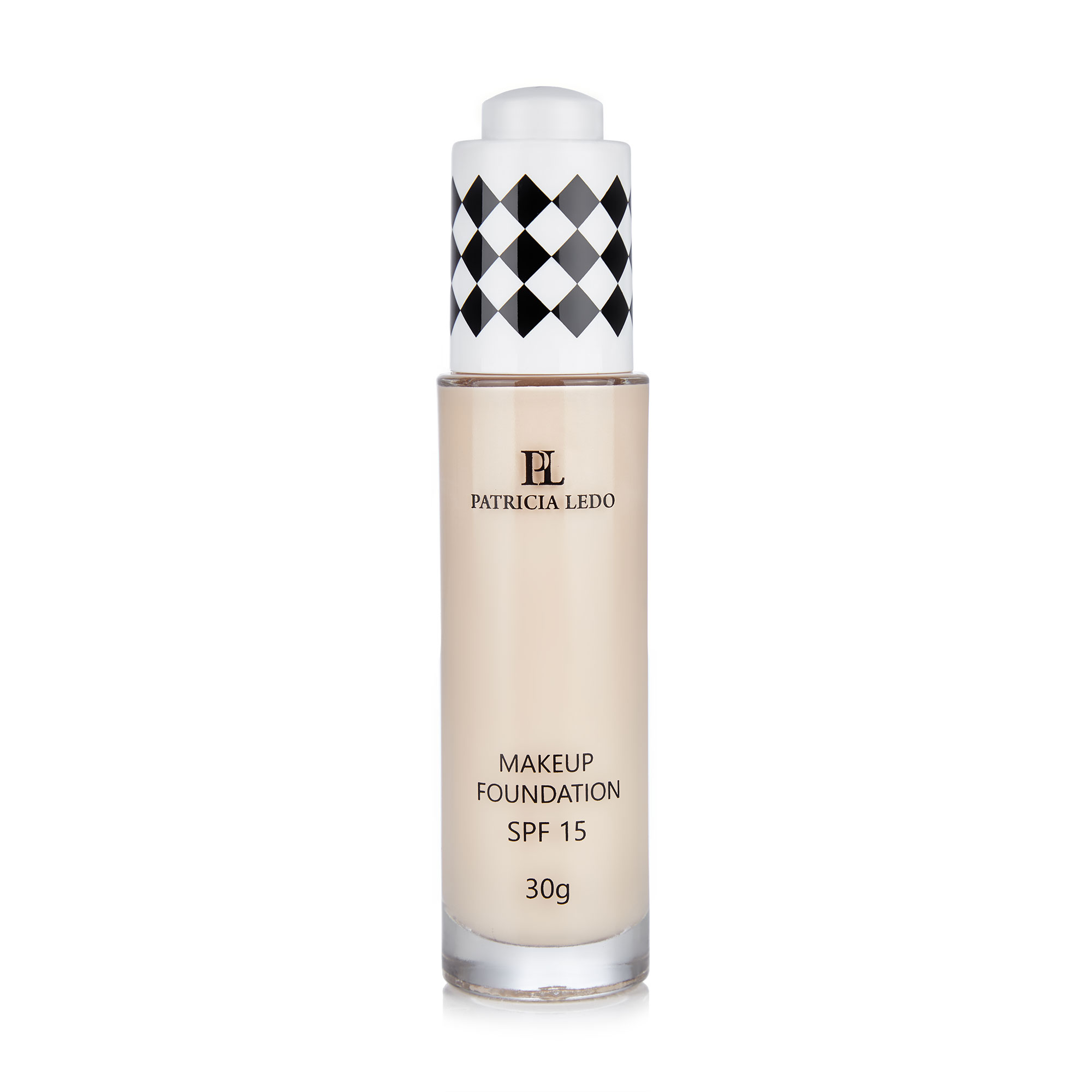 

Тонувальний засіб для обличчя Patricia Ledo Queen Collection Makeup Foundation SPF 15 тон 01, 30 г