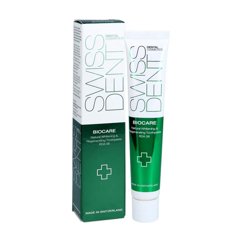 Акція на Зубна паста SWISSDENT Biocare Natural Whitening Regenerating & Toothpaste, 100 мл від Eva