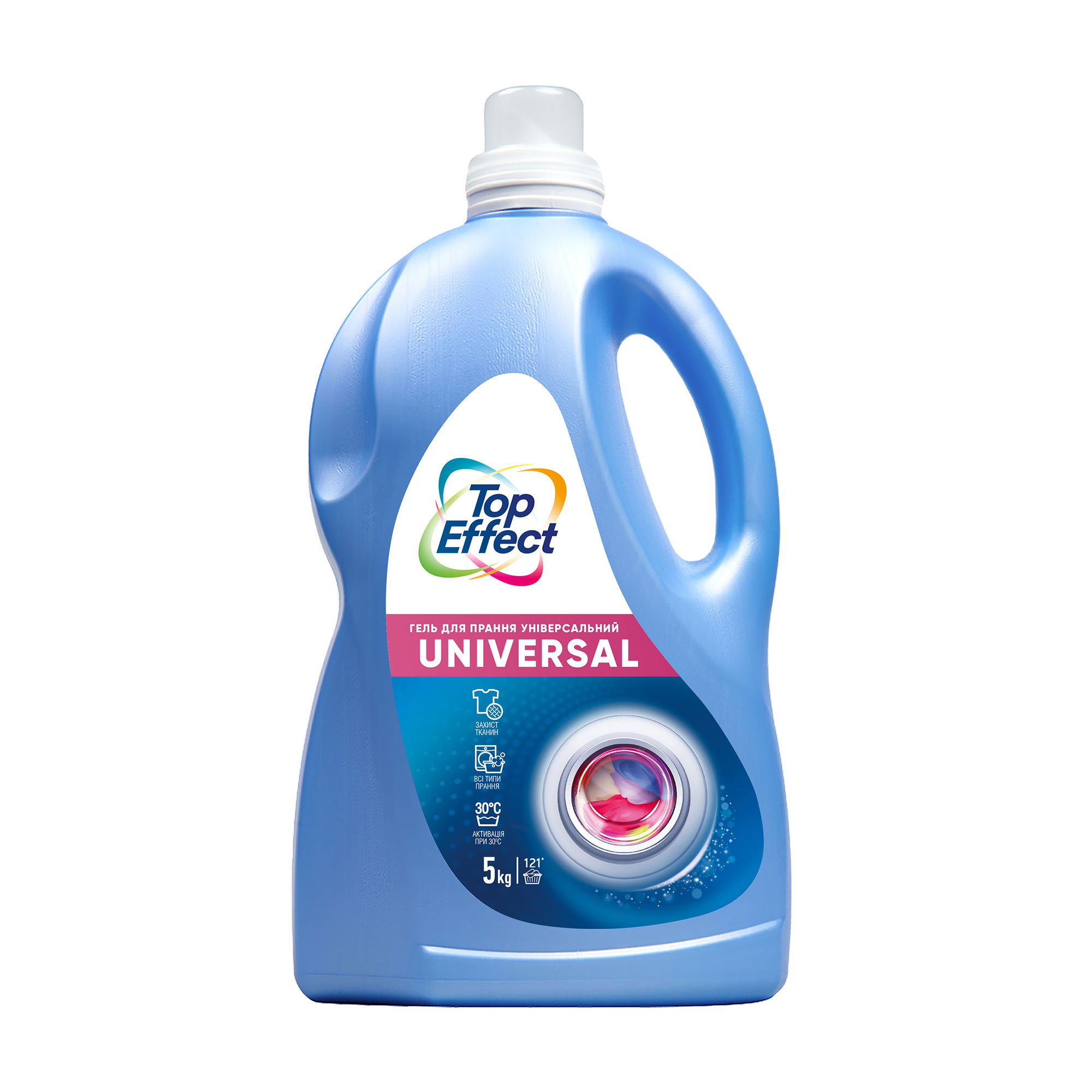 

Універсальний гель для прання Top Effect Universal, 125 циклів прання, 5 л
