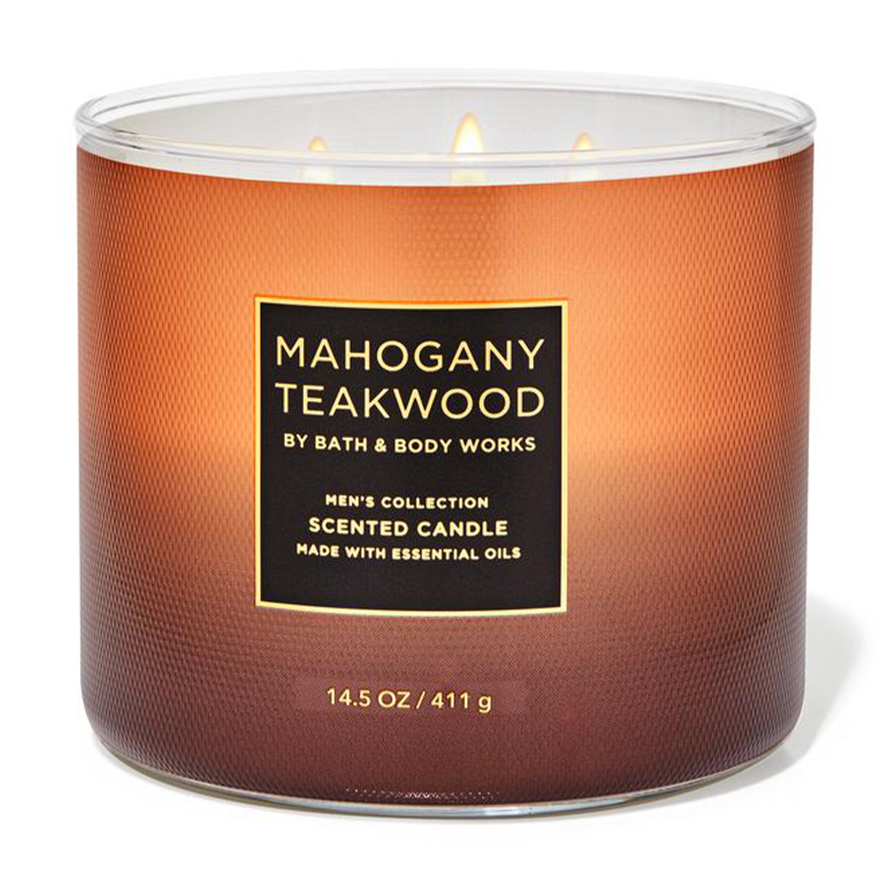 

Ароматична свічка Bath & Body Works Men's Collection Candle Mahogany Teakwood, 411 г