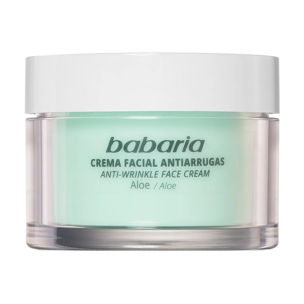 Крем для обличчя Babaria Aloe Vera Anti-Wrinkle Face Cream проти зморщок, з алое вера, 50 мл