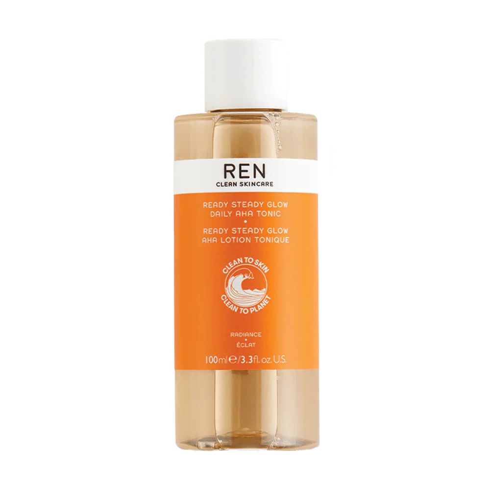 

Тонік REN Clean Skincare Radiance Ready Steady Glow Daily AHA Tonic для сяйва шкіри обличчя з АНА-кислотами, 100 мл