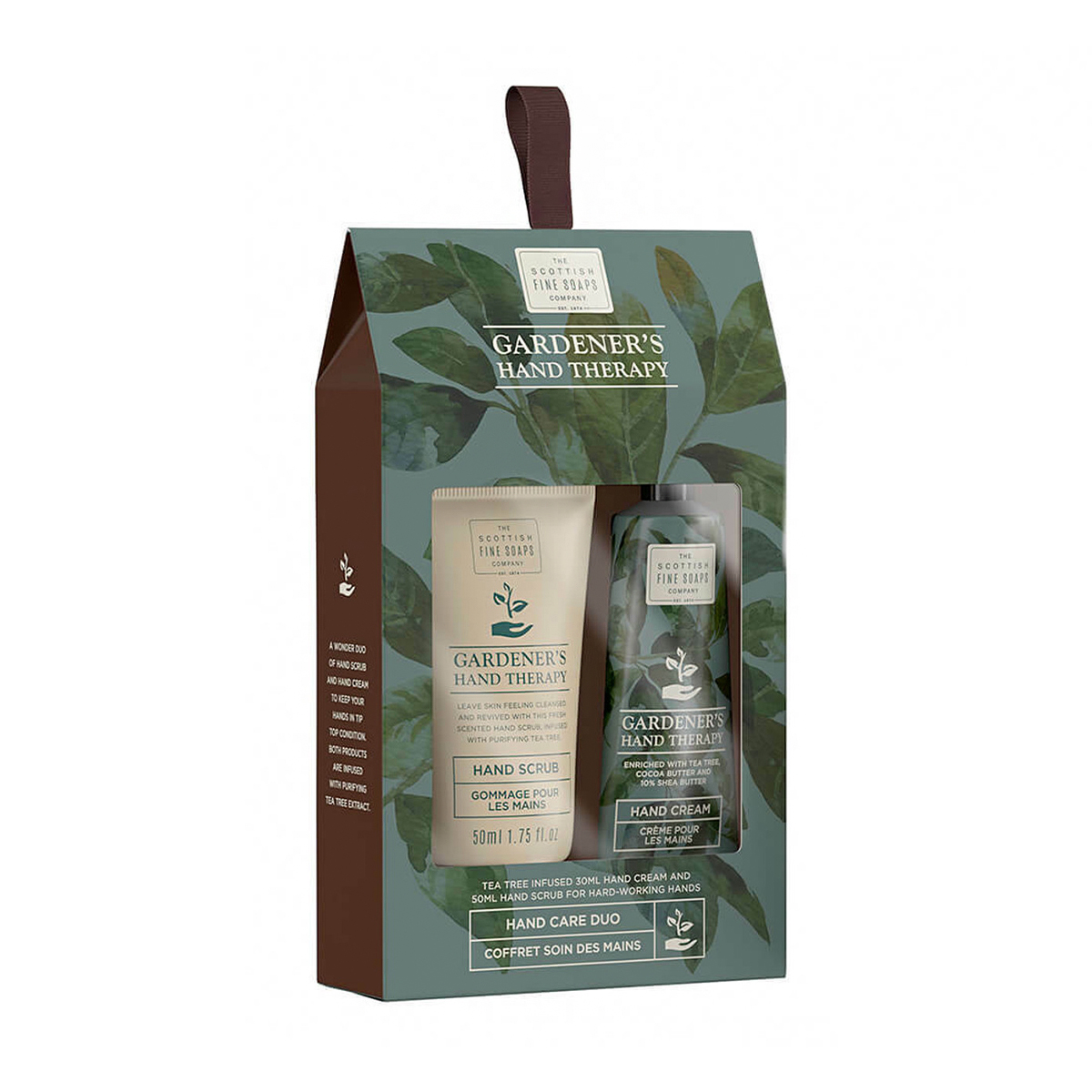 Уцінка! Набір для рук Scottish Fine Soaps Gardener's Hand Therapy Hand Care Duo (крем для рук, 30 мл + скраб для рук, 50 мл)