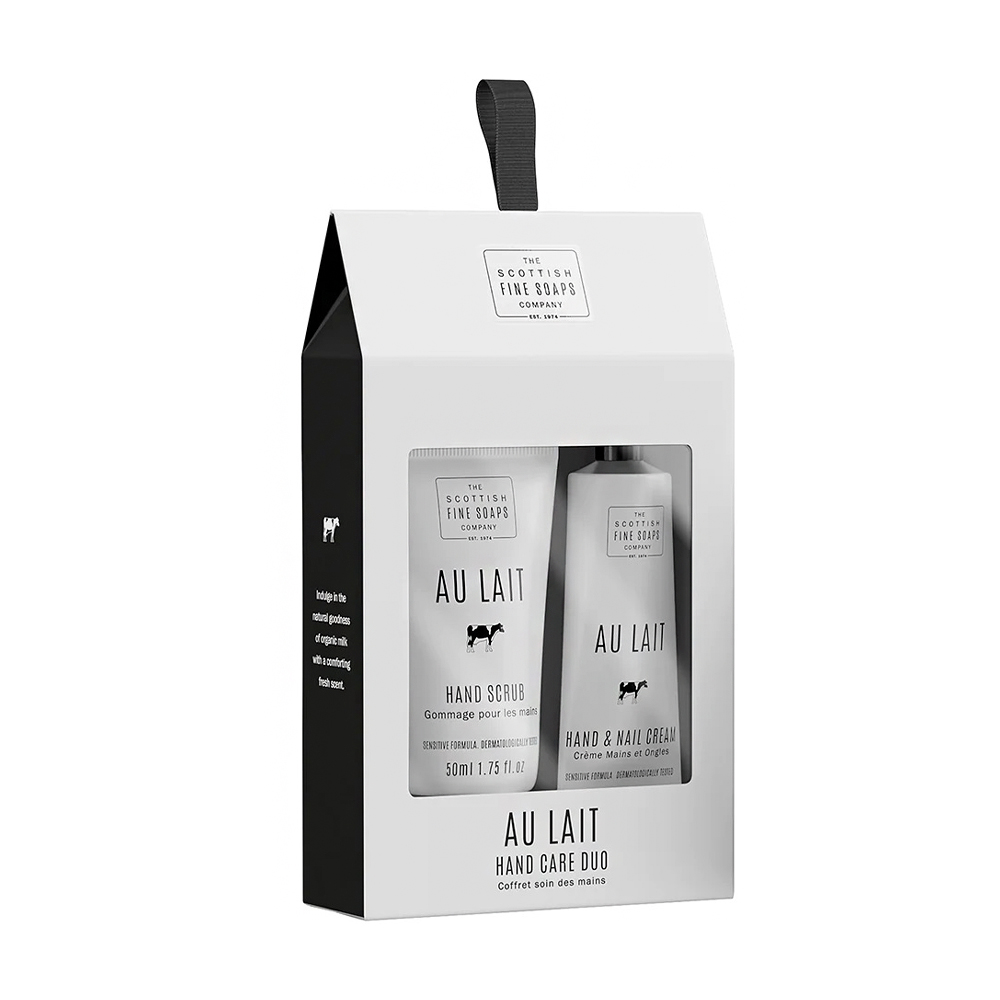 

Уцінка! Набір для рук Scottish Fine Soaps Au Lait Hand Care Duo (крем для рук, 30 мл + скраб для рук, 50 мл)
