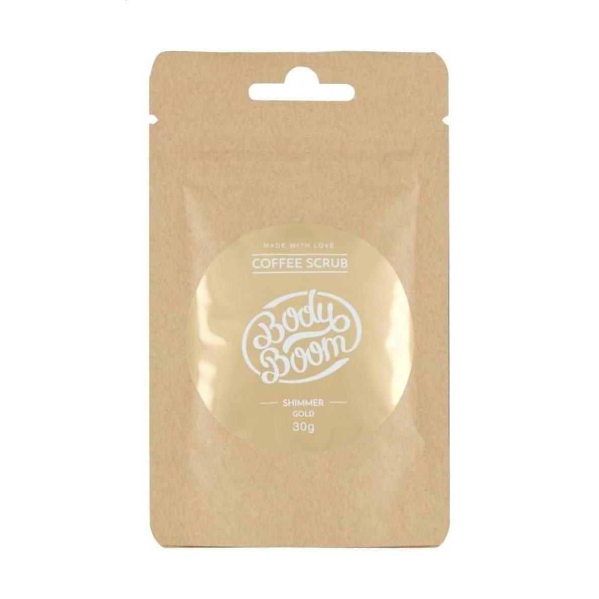 

Уцінка! Скраб для тіла Body Boom Shimmer Gold Coffee Scrub, 30 г