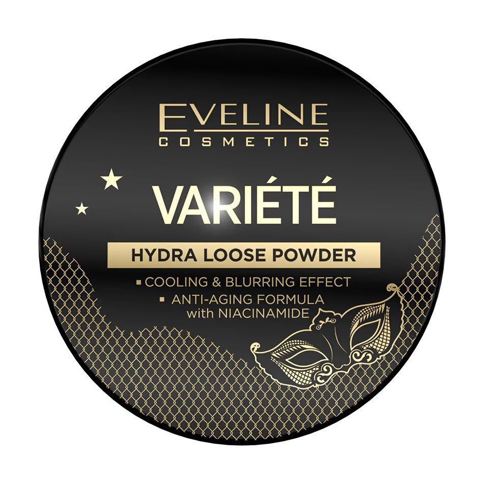 

Уцінка! Розсипчаста охолоджувальна пудра для обличчя Eveline Cosmetics Variete Hydra Loose Powder, 5 г