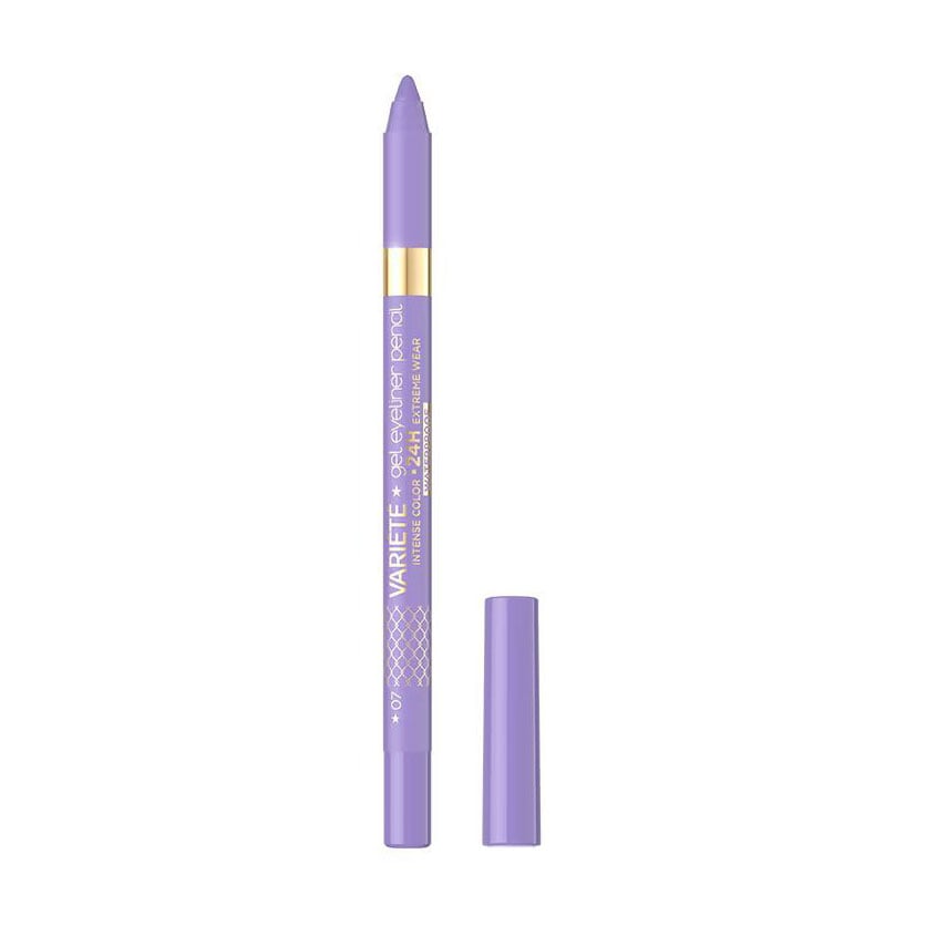 

Водостійкий гелевий олівець для очей Eveline Cosmetics Variete Gel Eyeliner Pencil Waterproof 07 Lavender, 1 г