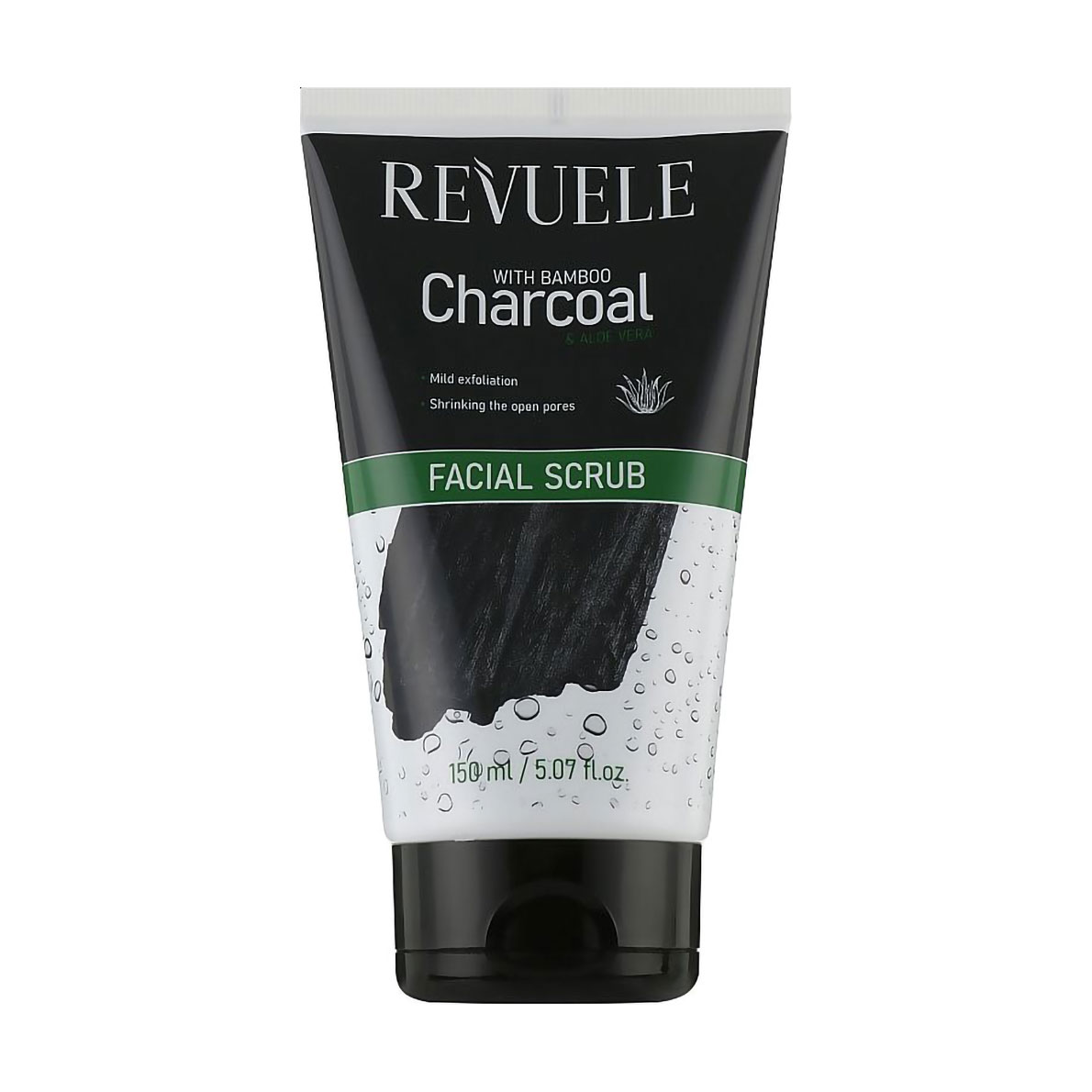 

Скраб для обличчя Revuele Facial Scrub, з бамбуковим вугіллям та алое вера, 150 мл