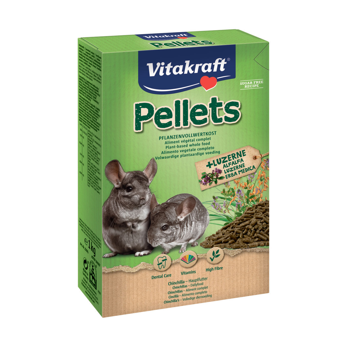 

Уцінка! Корм для шиншил Vitakraft Pellets, 1 кг