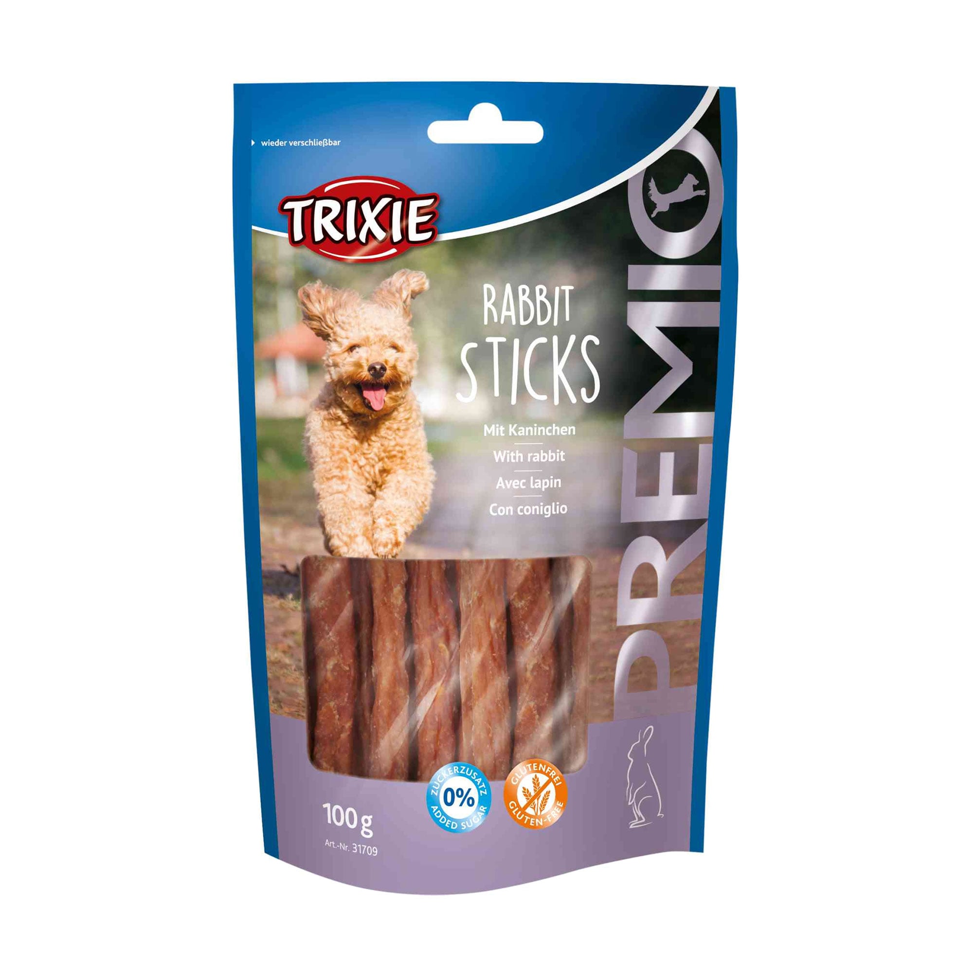 

Ласощі для собак Trixie Premio Rabbit Sticks з кроликом, 100 г