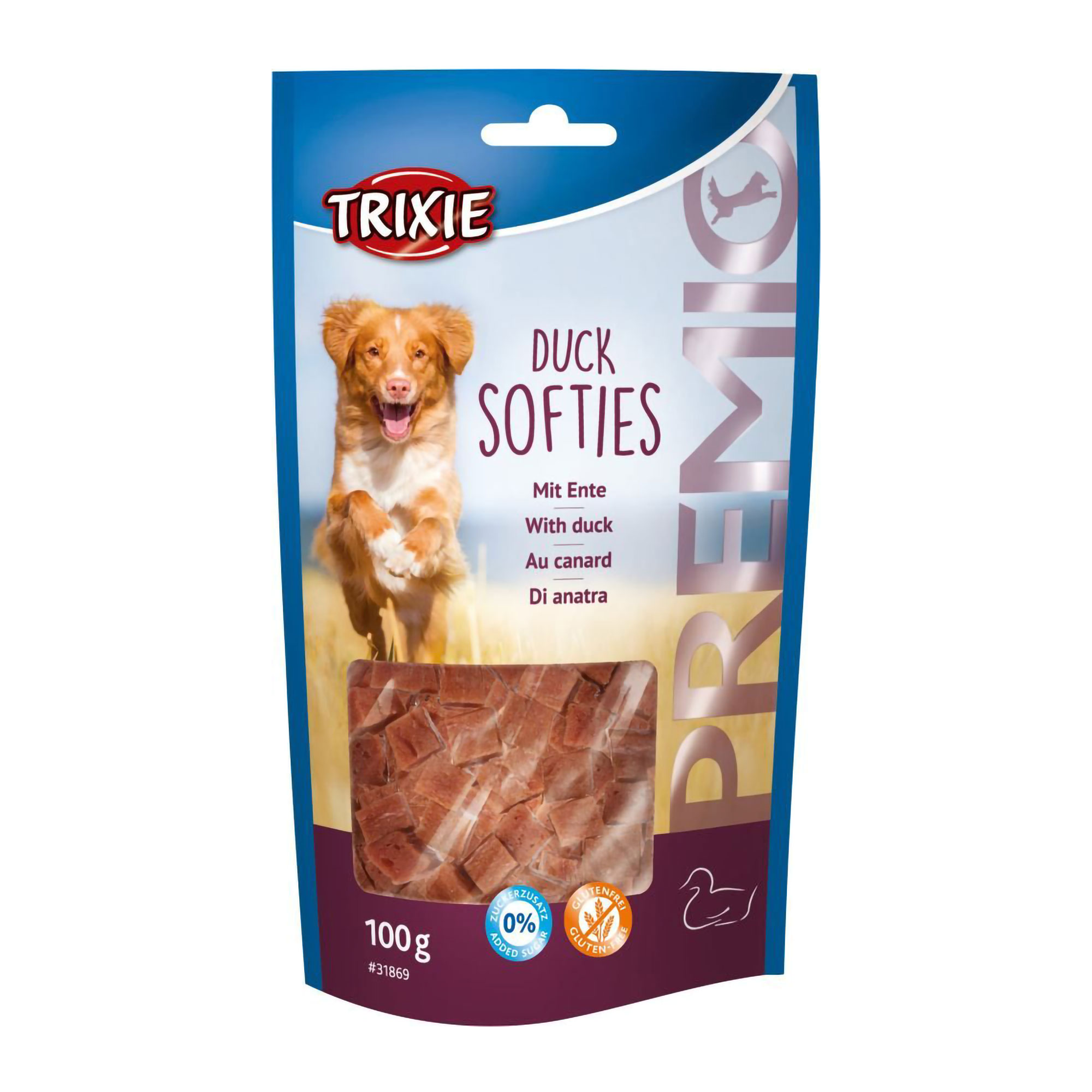 

Уцінка! Ласощі для собак Trixie Premio Duck Softies з качкою, 100 г