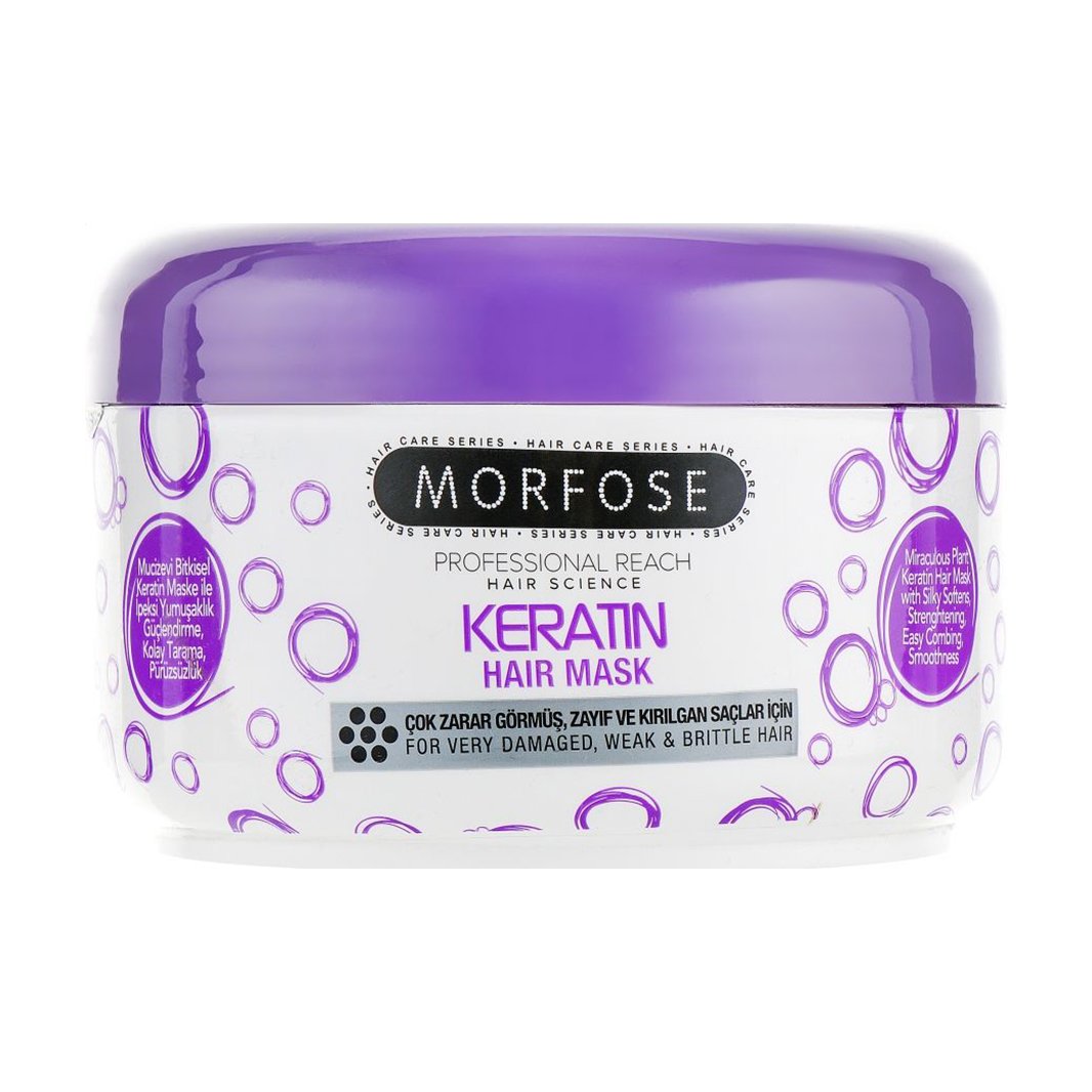 

Маска Morfose Professional Reach Keratin Hair Mask для пошкодженого та ламкого волосся, з кератином, 500 мл