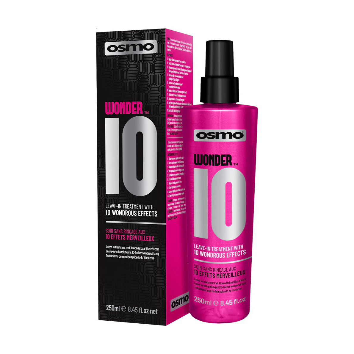

Розгладжувальний незмивний кератиновий спрей для волосся Osmo Wonder 10, 250 мл