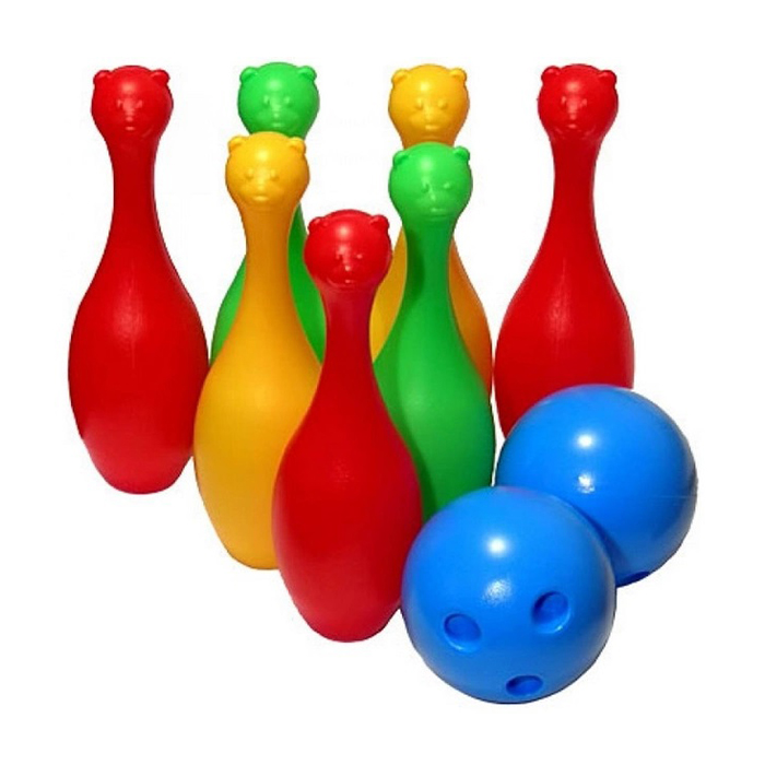 

Іграшковий набір Mtoys (кеглі, 7 шт + кулі, 2 шт) від 3 років (05022)