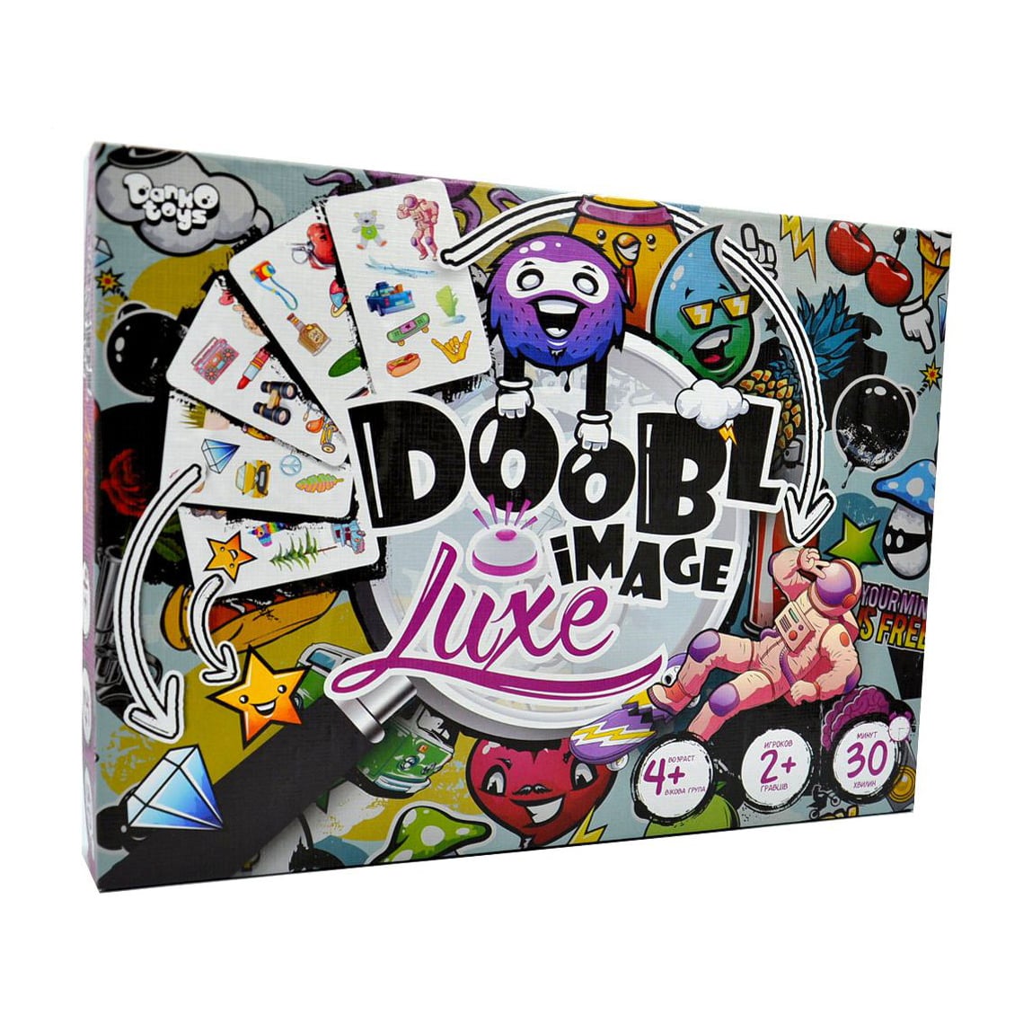 

Настільна гра Danko Toys Doobl Image Luxe, від 4 років (DBI-03-01)