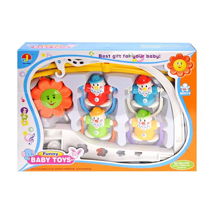 

Дитяча музична іграшка YG Toys Клоуни, від 3 місяців, 34*6*25.5 см (6387)
