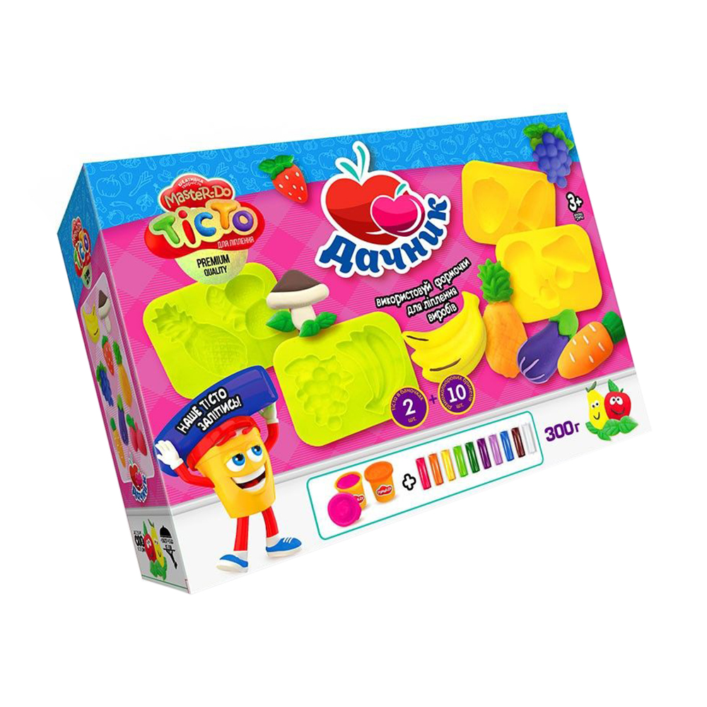 

Набір тіста для ліплення Danko Toys Master Do Дачник, від 3 років (TMD-18-01U)