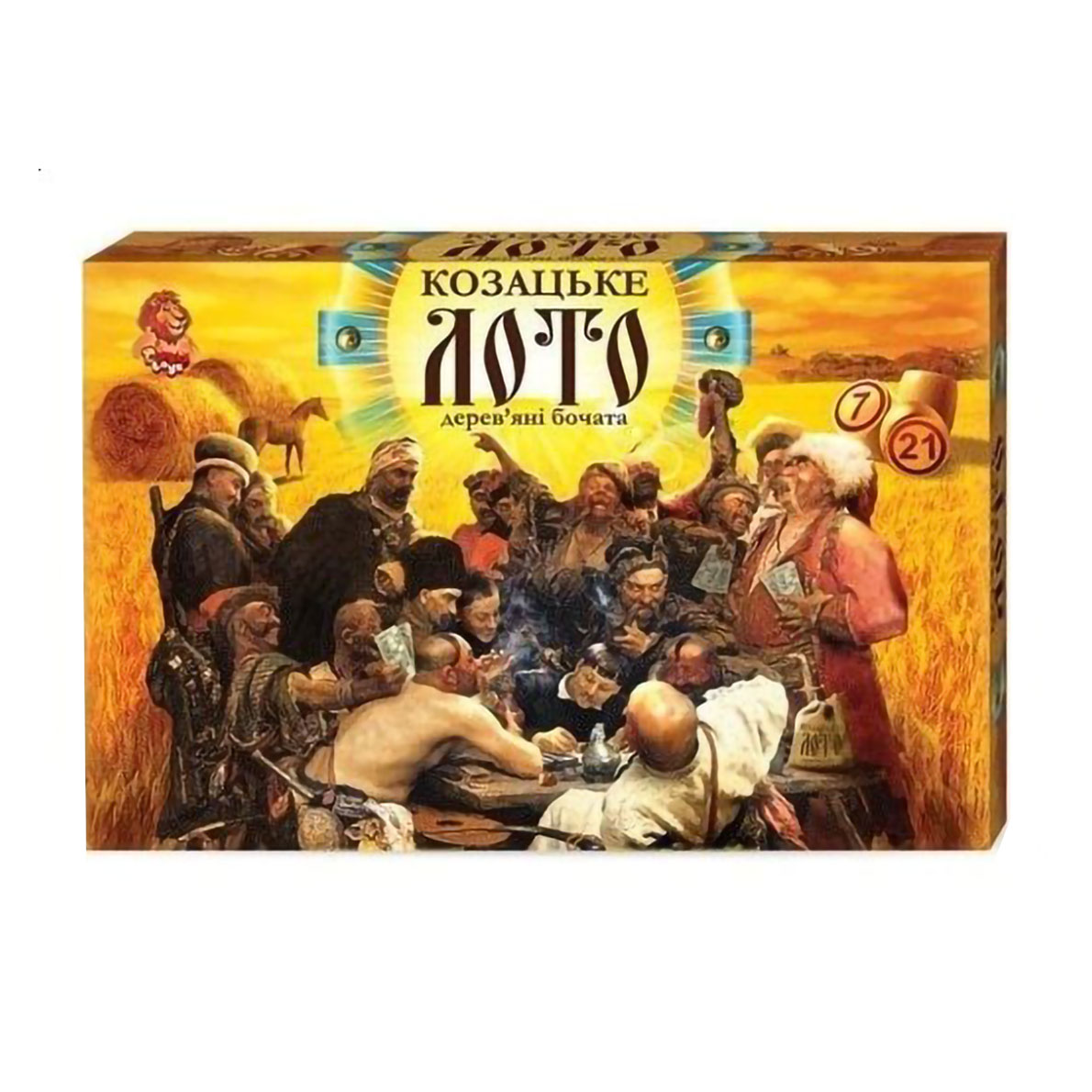 

Настільна гра Danko Toys Козацьке лото, дерев'яні бочата, від 3 років, 215 деталей (DTG48)