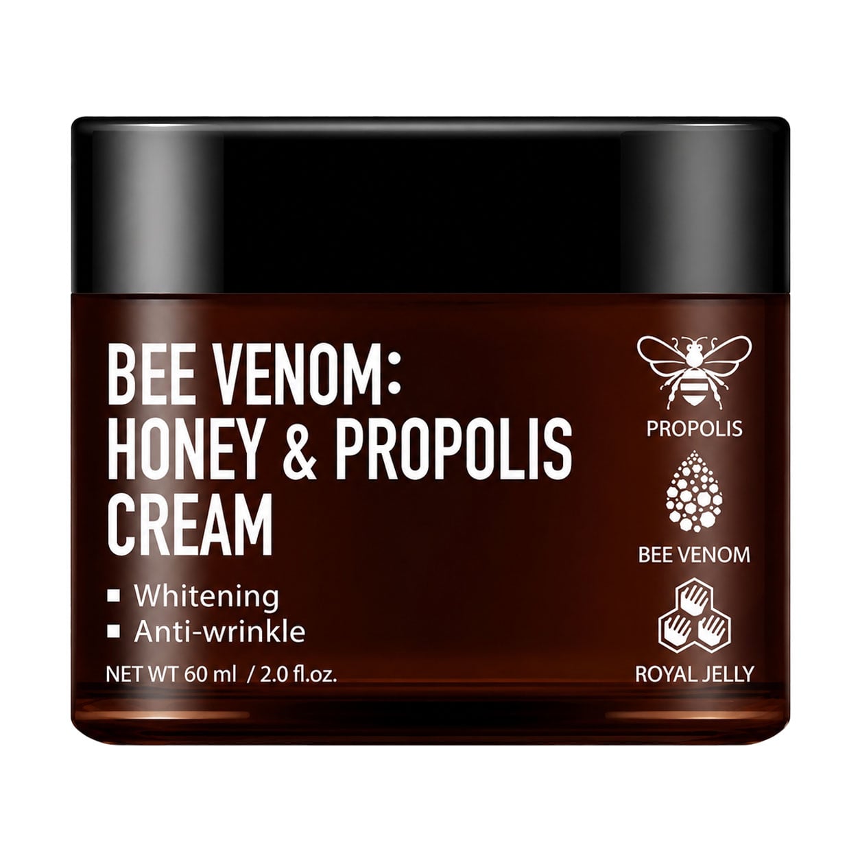 Крем для обличчя Fortheskin Bee Venom Honey & Propolis Cream із бджолиною отрутою, медом та прополісом, 60 мл