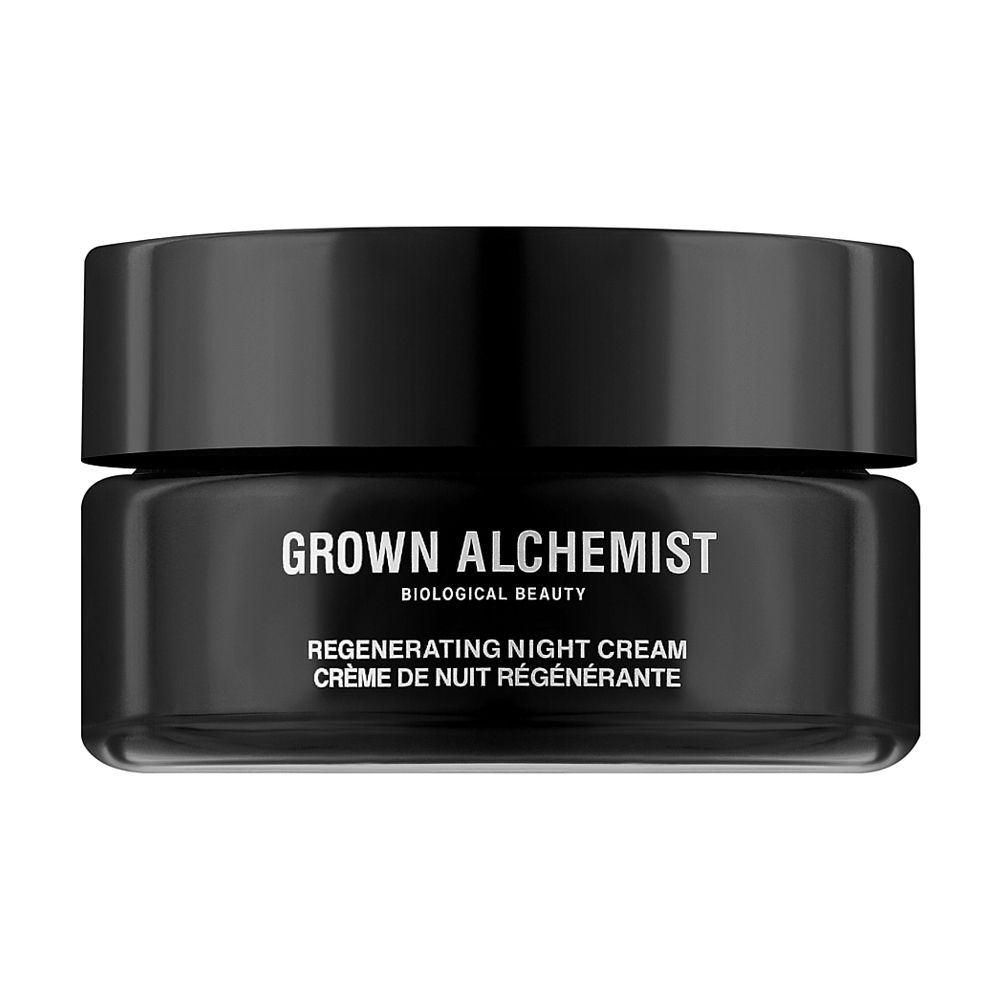

Уцінка! Регенерувальний нічний крем для обличчя Grown Alchemist Regenerating Night Cream з нейропептидами та екстрактом листя фіалки, 40 мл