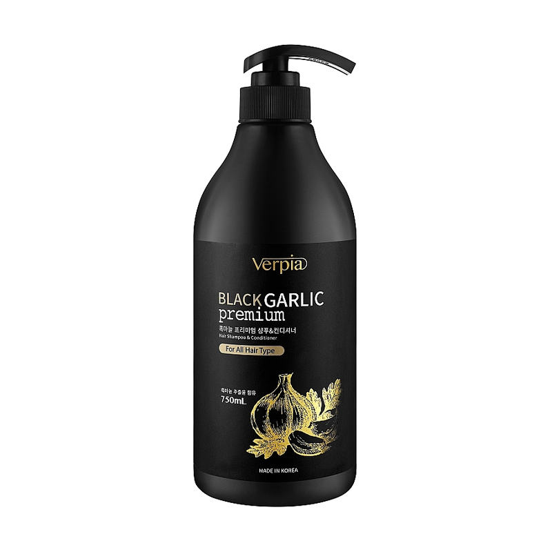 

Уцінка! Шампунь-кондиціонер для волосся Juno Verpia Premium Black Garlic Hair Shampoo & Conditioner з екстрактом чорного часника, 750 мл