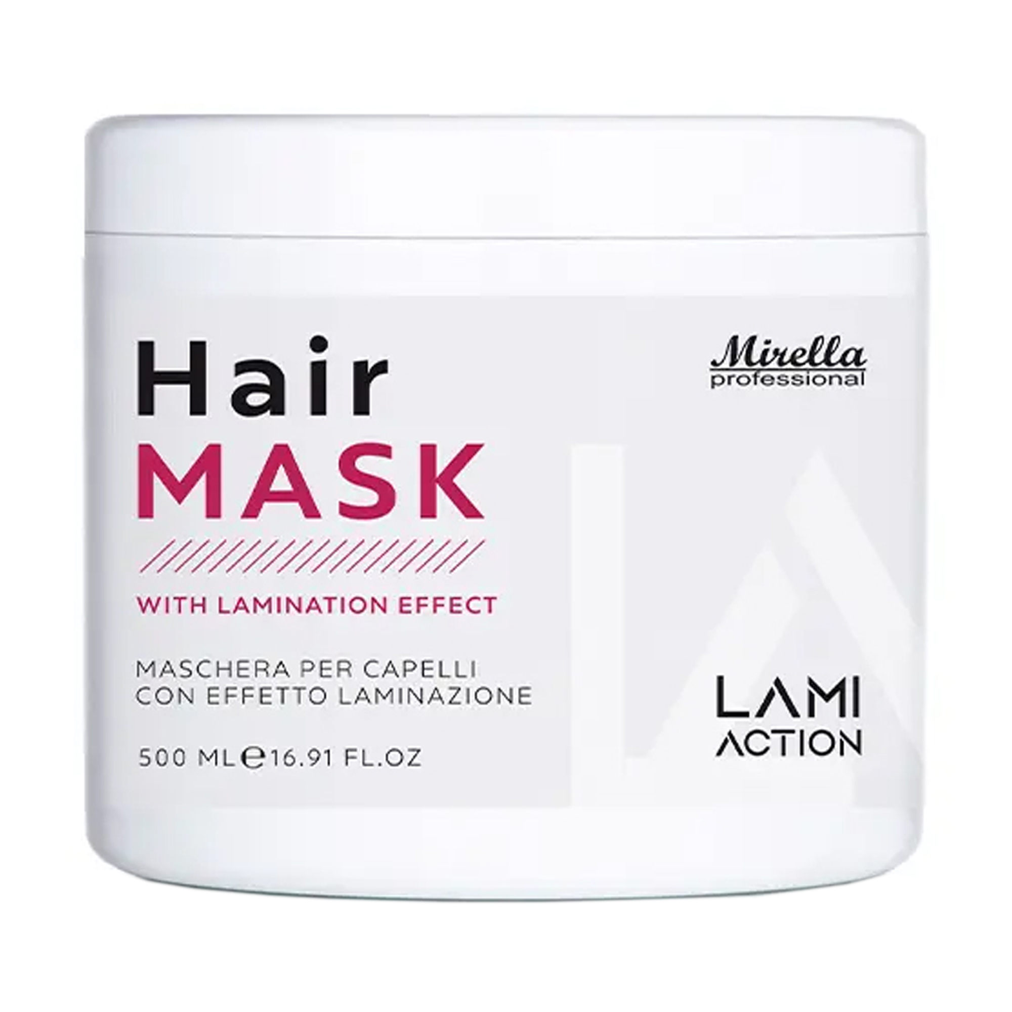 

Маска для волосся Mirella Professional Lami Action Hair Mask з ефектом ламінування, 500 мл
