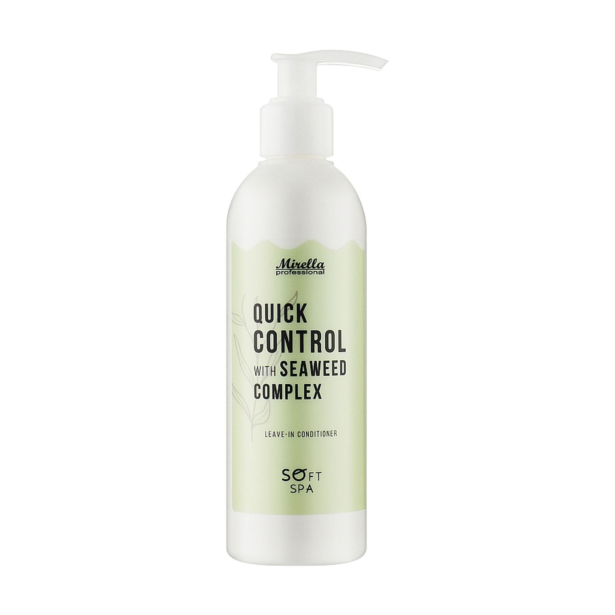 

Незмивний кондиціонер для волосся Mirella Professional Soft SPA Quick Control з комплексом морських водоростей, 250 мл