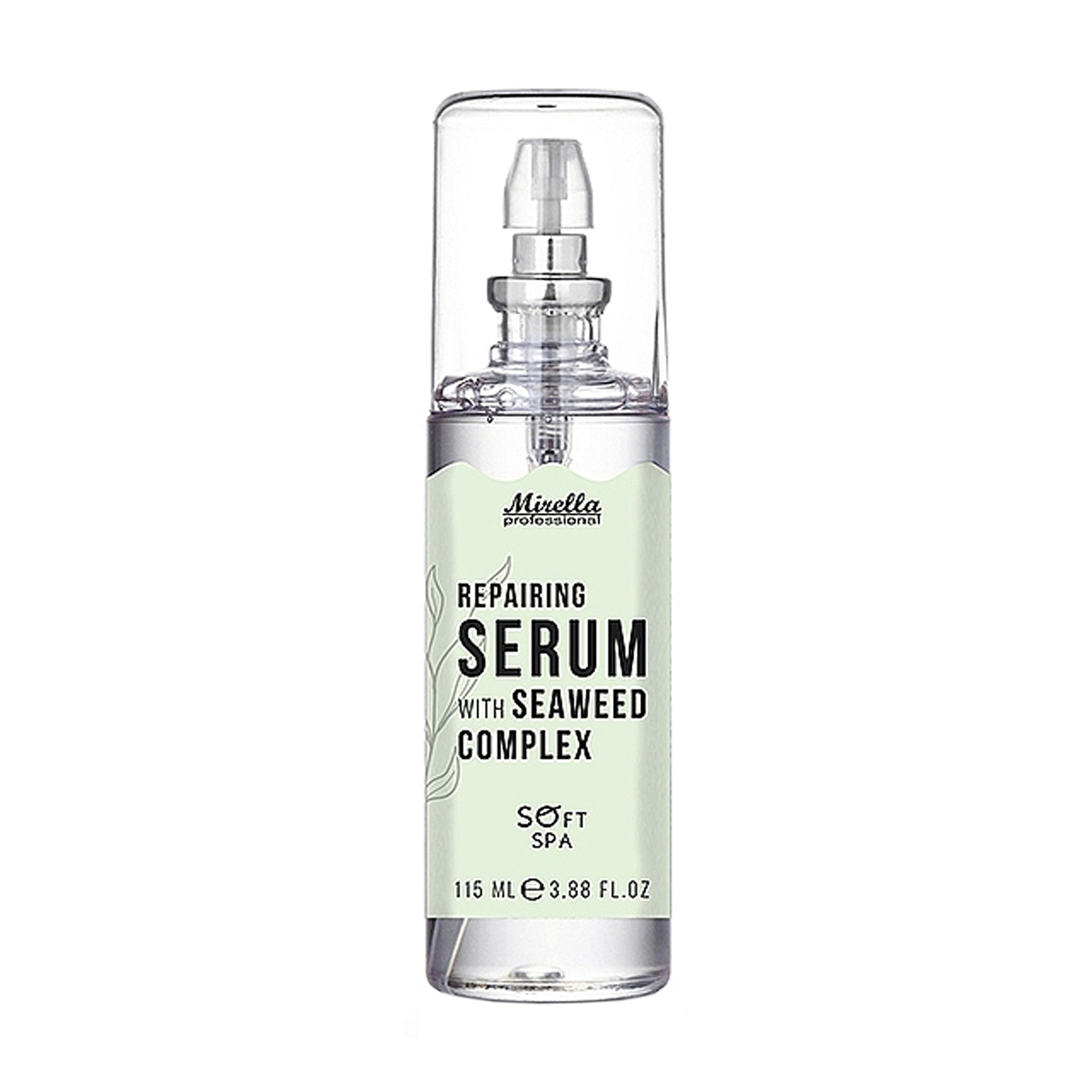 

Відновлювальна сироватка для волосся Mirella Professional Soft SPA Repairing Serum With Seaweed Complex з комплексом морських водоростей, 115 мл