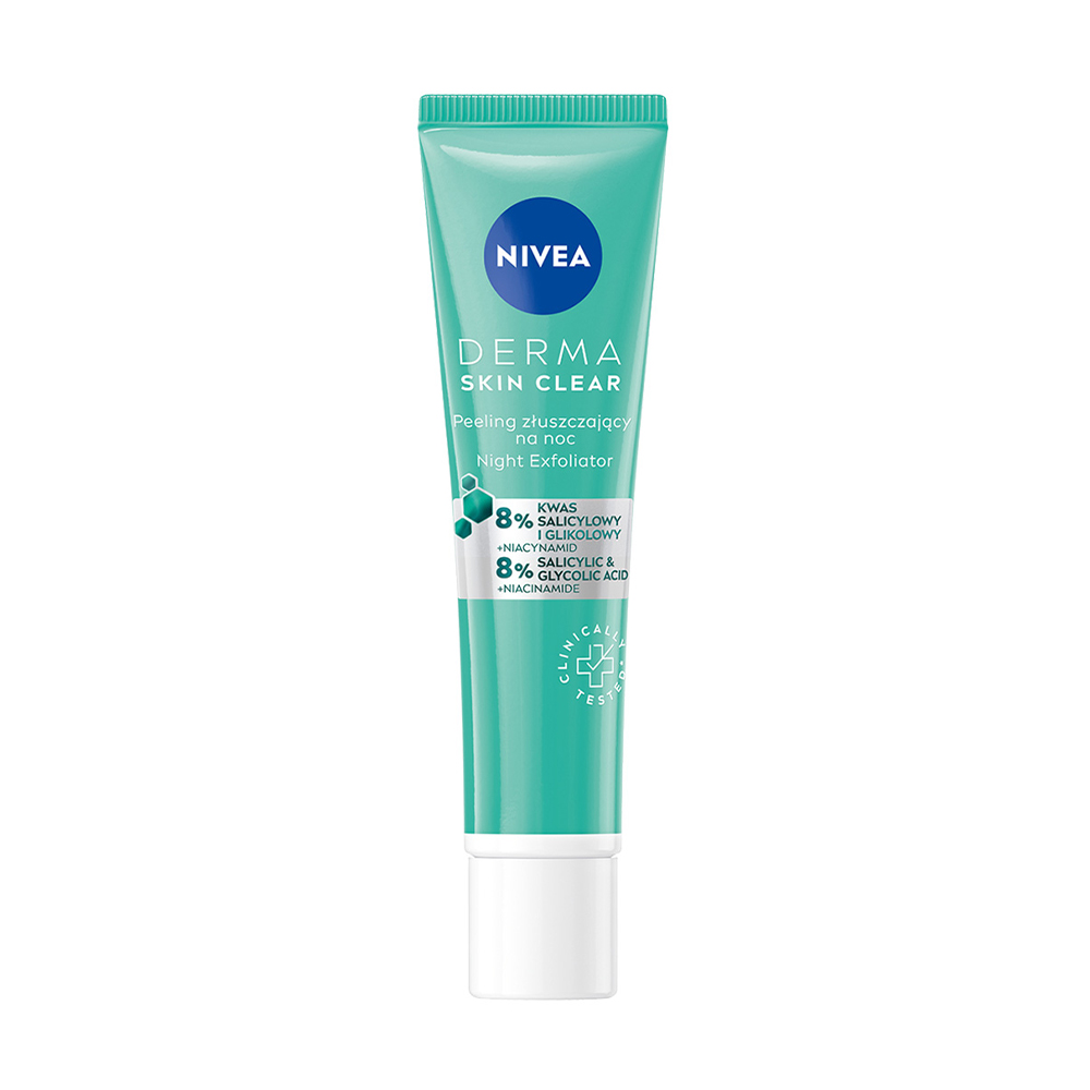 

Нічний ексфоліант для обличчя NIVEA Derma Skin Clear, 40 мл