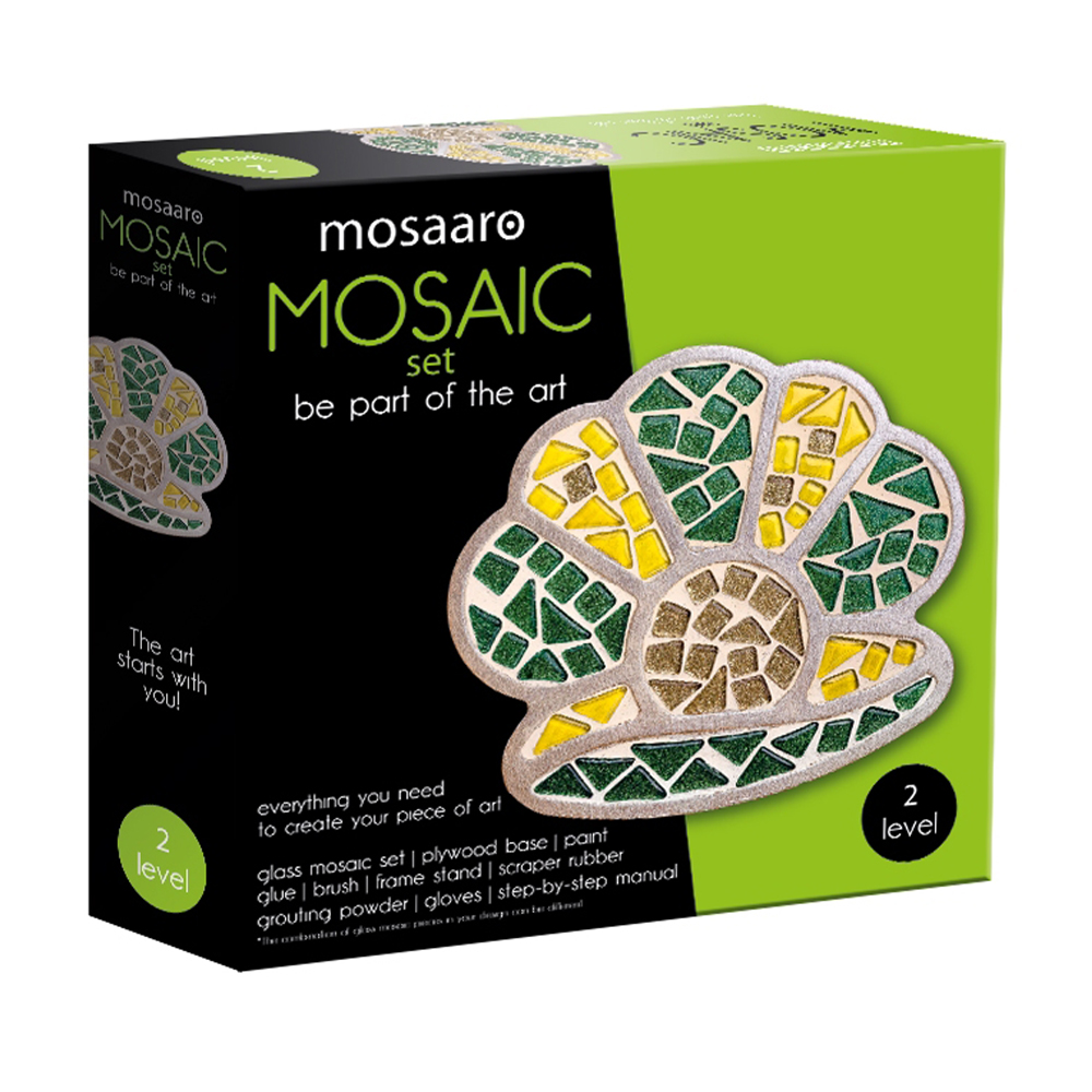 

Набір для створення скляної мозаїки Mosaaro Мушля, 16.5*18.8 см (MA2003)