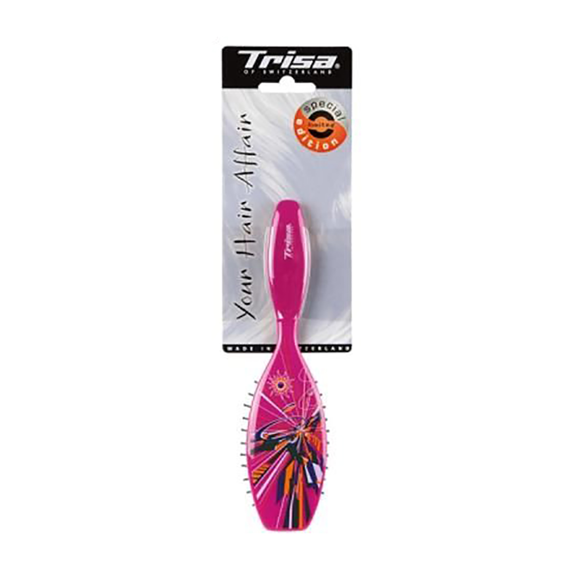 

Масажна щітка для волосся Trisa Rubber Cushion Brush Мала, 1 шт