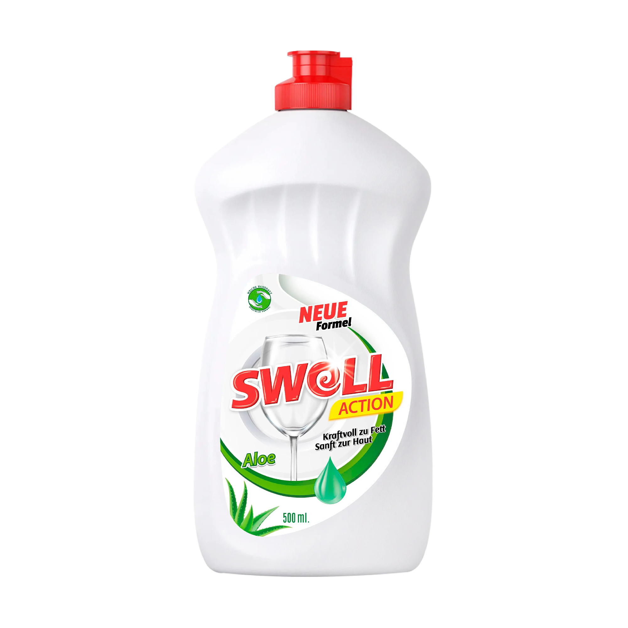

Засіб для миття посуду Swell Action Aloe, 500 мл