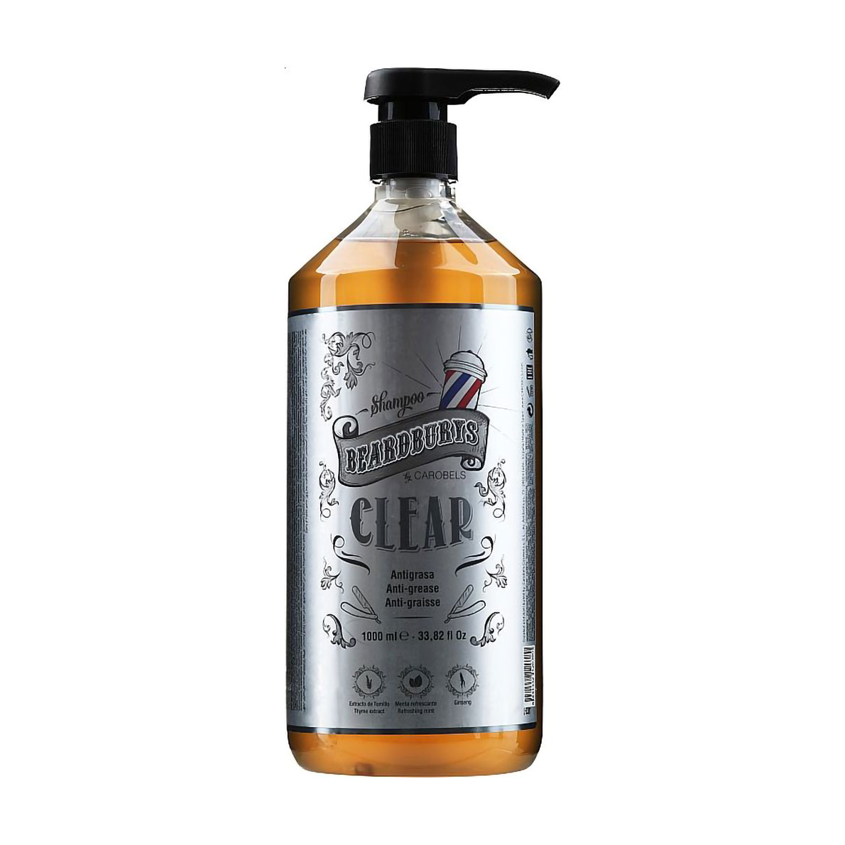 

Уцінка! Шампунь Beardburys Clear Shampoo для волосся, схильного до жирності, 1 л