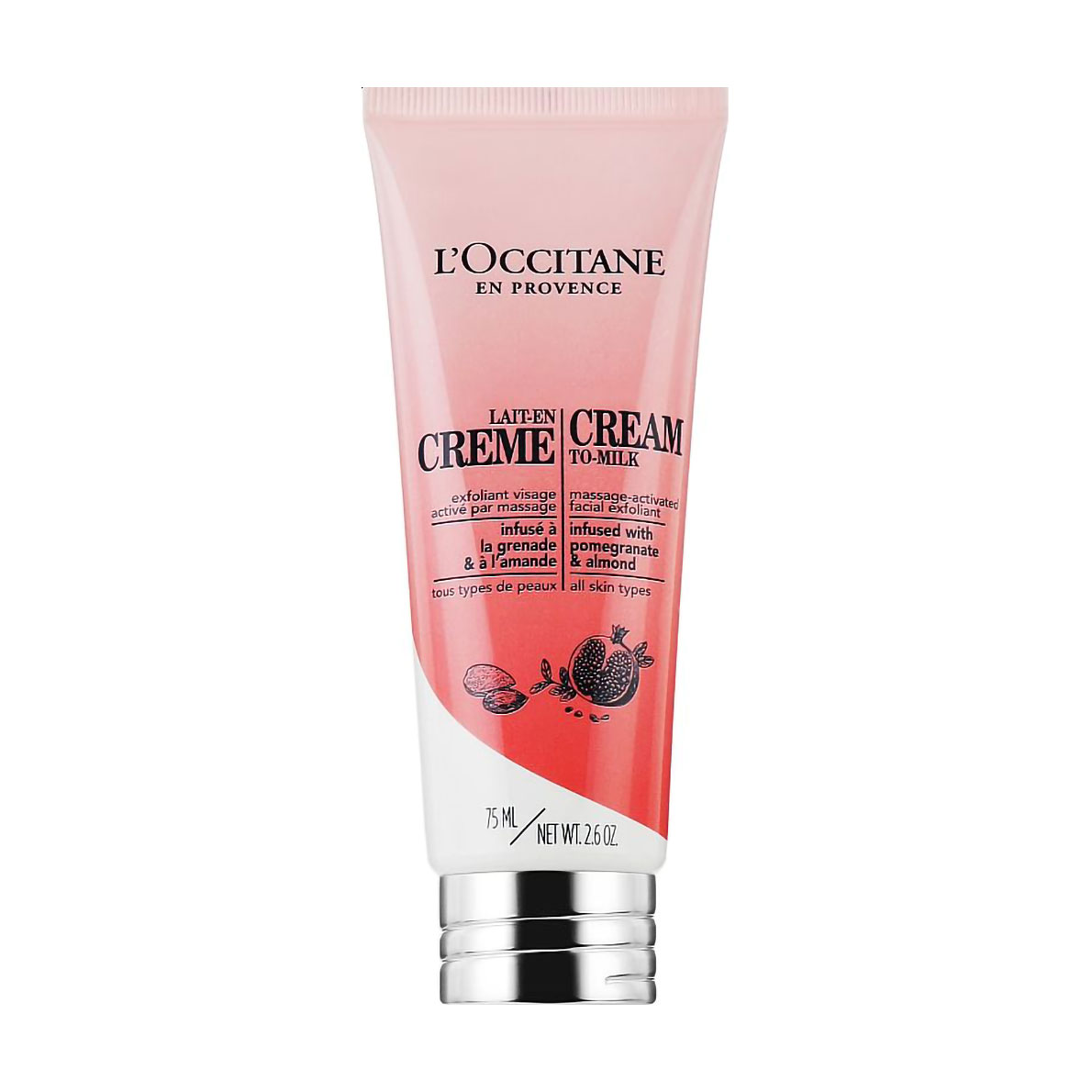 

Крем-скраб для обличчя L'Occitane En Provence Cream To Milk Facial Exfoliator, 75 мл