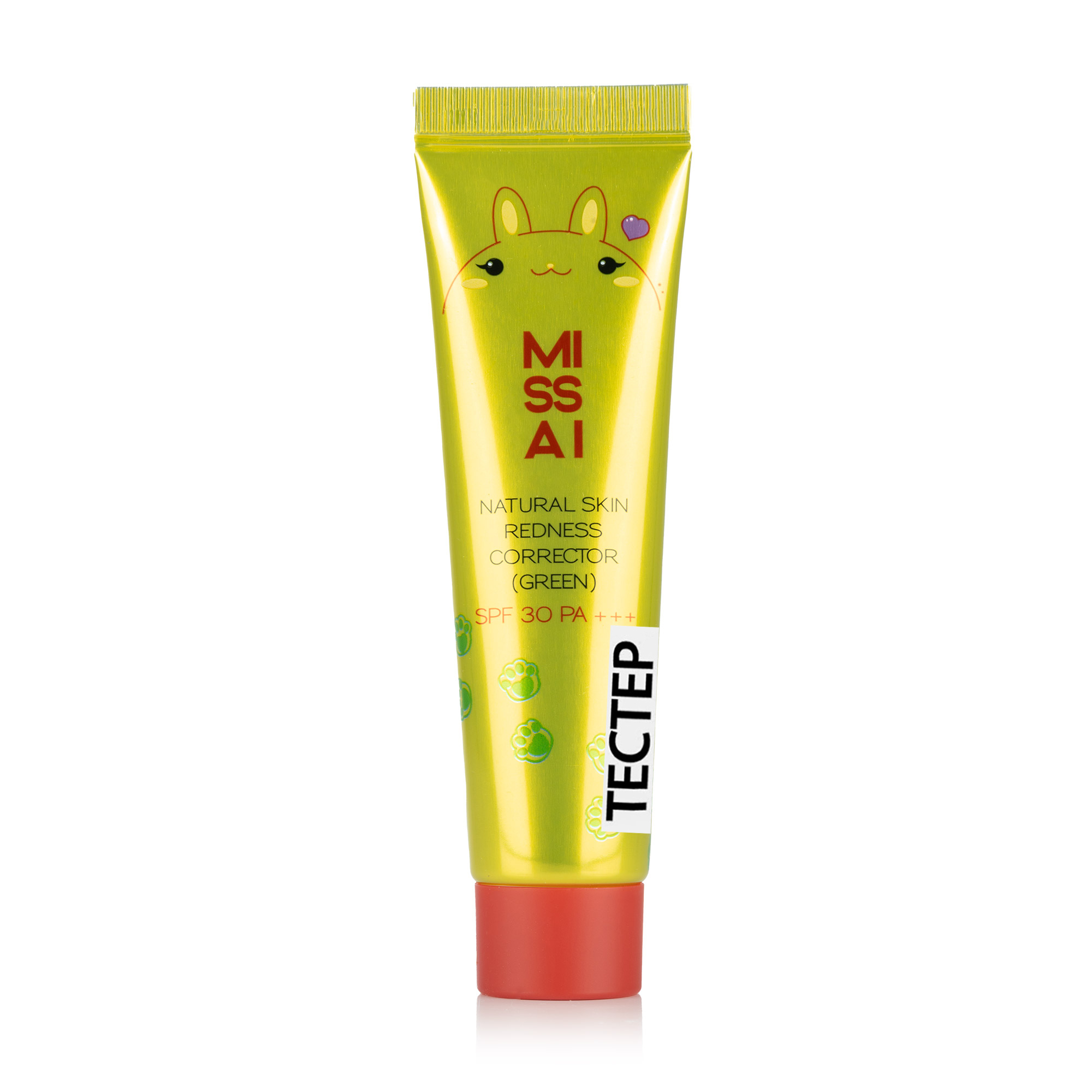 

Корегувальна база під макіяж Missai Natural Skin Redness Corrector SPF 30 PA+++, 30 мл (Тестер)