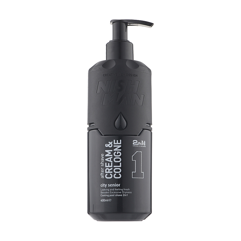 

Крем-одеколон після гоління Nishman No.1 City Senior 2in1 After Shave Cream & Cologne, 400 мл
