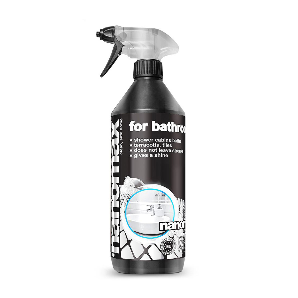 

Уцінка! Засіб для миття ванної кімнати та санвузлів Nanomax Professional For Bathroom, 1 л