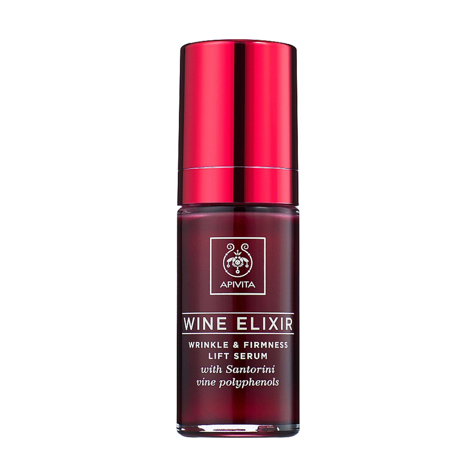 

Сироватка-ліфтинг для обличчя проти зморшок Apivita Wine Elixir Wrinkle & Firmness Lift Serum, 30 мл