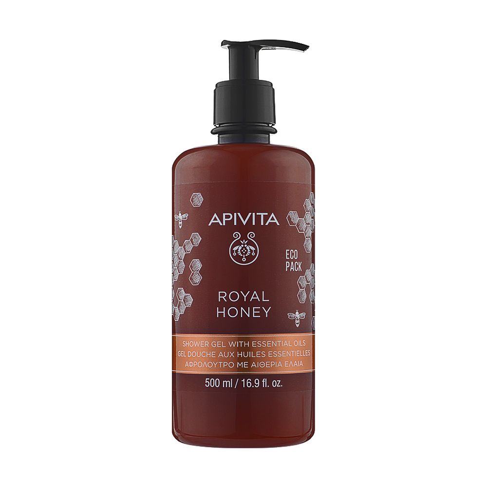 

Гель для душу Apivita Royal Honey Shower Gel з ефірними оліями, 500 мл