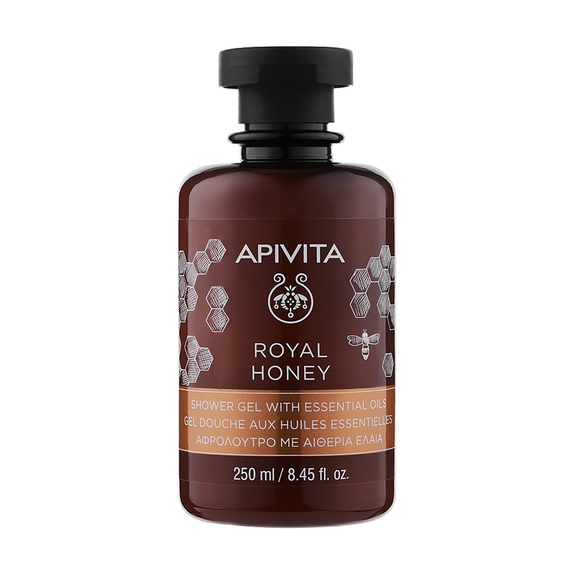 

Гель для душу Apivita Royal Honey Shower Gel з ефірними оліями, 250 мл